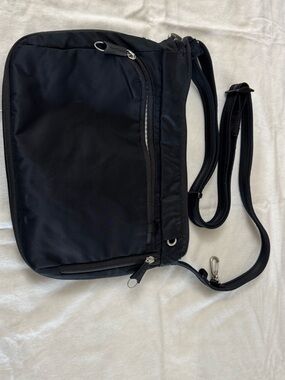 eBags Anti Theft Black Crossbody Shoulder Bag
